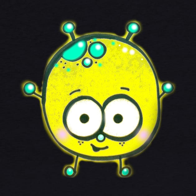 Cute Little Yellow Alien by 1Redbublppasswo